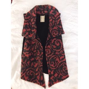 Anthropologie Wool Kilim Sweater Vest